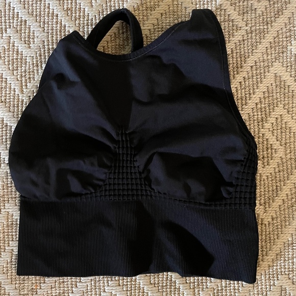 SWEATY BETTY Stamina Seamless Sports Bra size M Black - Picture 1 of 2